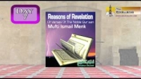Reasons of Revelation - Day 27 - Mufti Ismail Menk