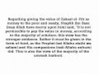 HaD-128 -- What is given as Zakaat ul-Fitr - hadithaday.org