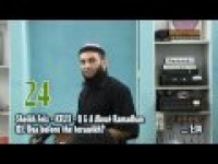 Sheikh Feiz : 24.Q1.Doa before the terawikh? - TIOTPOR Part 2