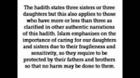 HaD-17: Ticket No.17 - Looking After One's Daughters or Sisters - hadithaday.org