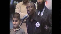 12 year old boy convince a security guard to become Muslim