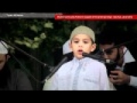 Inspiring speech by 7 year old! | Message to Muslim Ummah at protest for Syria [Syd
