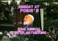 Deedat At Fosis's 23rd Annual Winter Gathering - Sheikh Ahmed Deedat